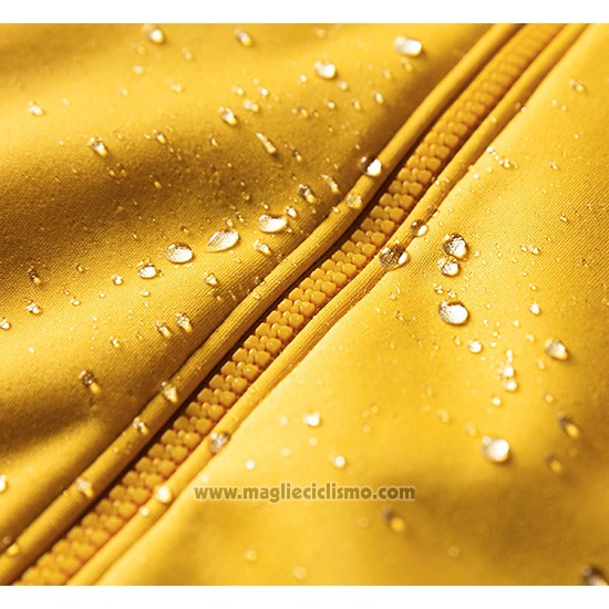 2019 Abbigliamento Ciclismo La Passione Giallo Grigio Manica Lunga e Salopette